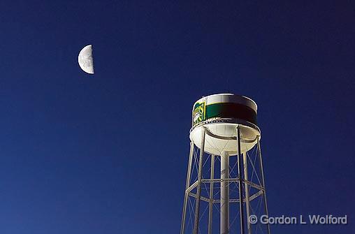 Moon & Water Tower_07639.jpg - Photographed at first light in Smiths Falls, Ontario, Canada.